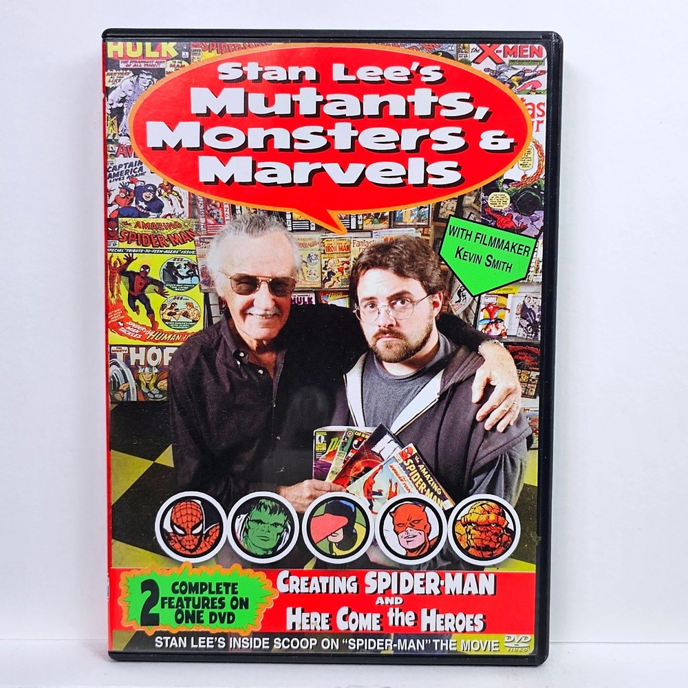 Stan Lee Mutants Monsters Marvels DVD‎ Kevin Smith Spider-Man Documentary X-Men